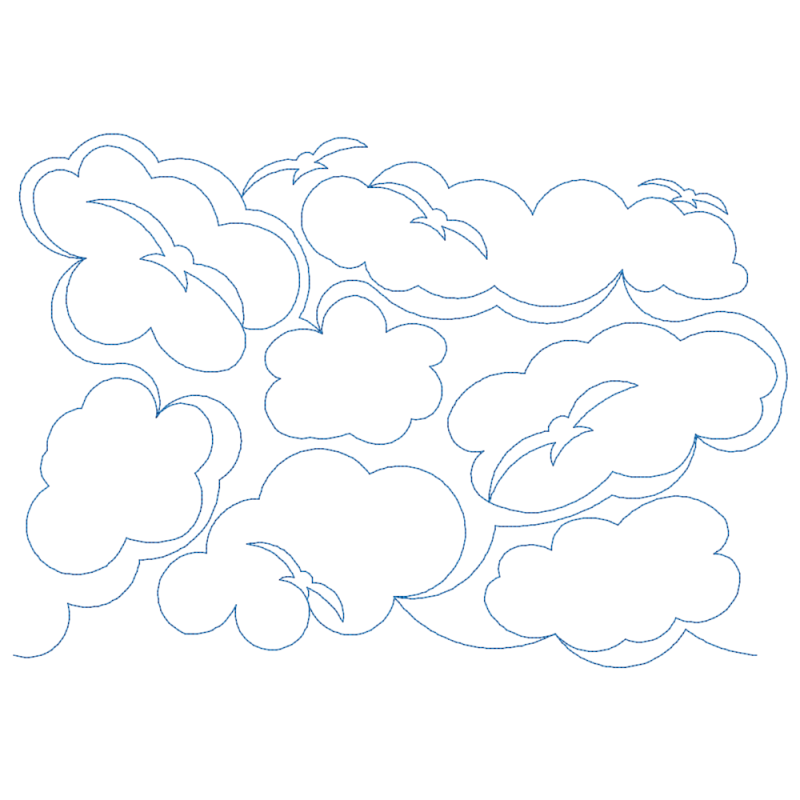Clouds And Seagulls