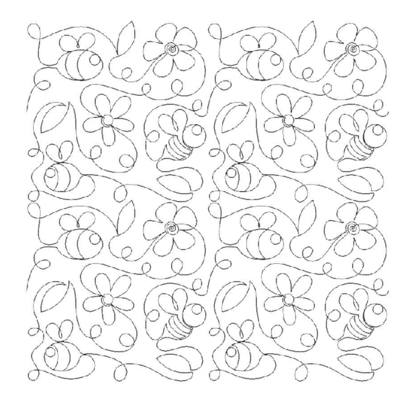 More Bees And Flowers